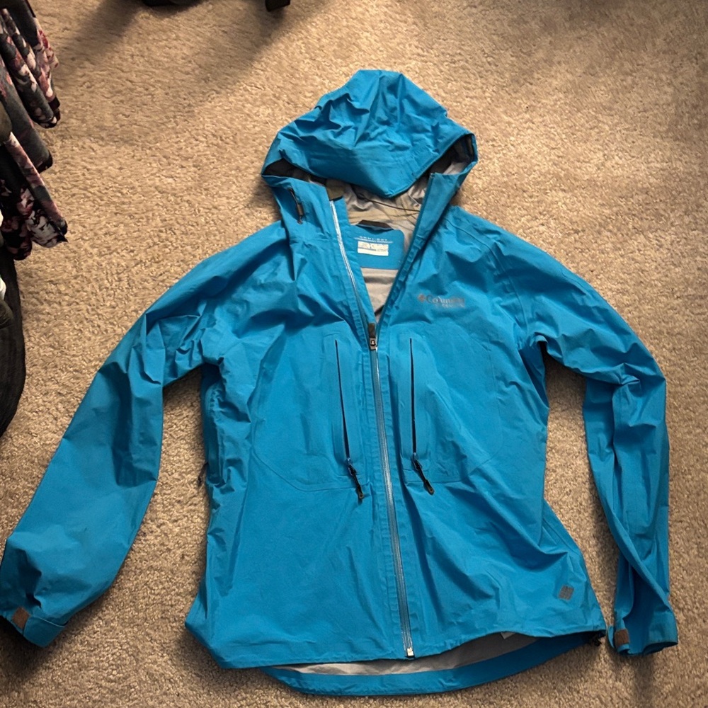 Colombia Titanium Women's Blue Ski Jacket
